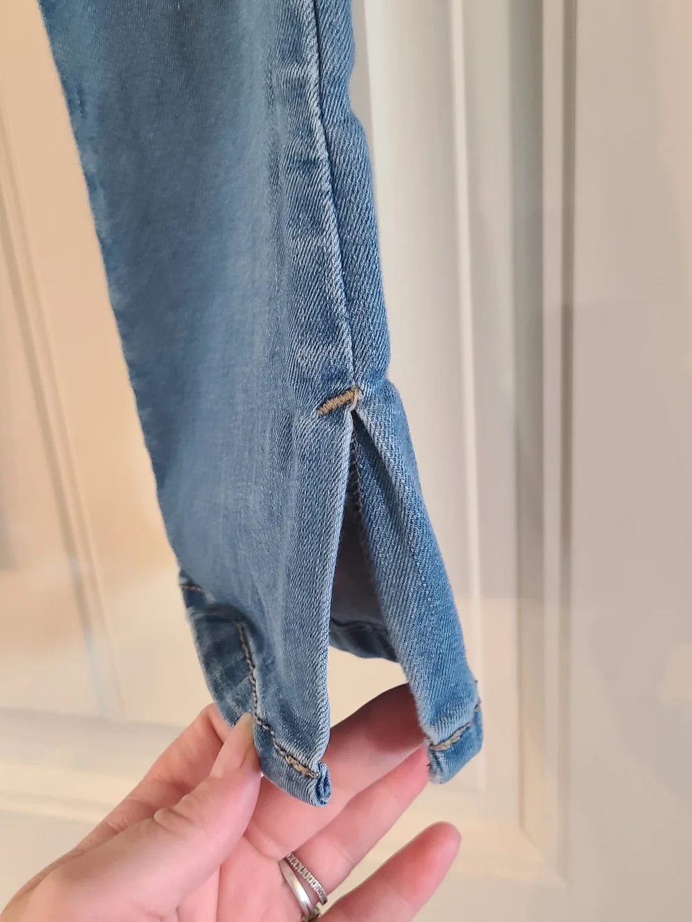 Girl's Grisse Jeans with Flared Hem Size 4